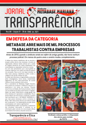 Capa da Edição Jr AnoVIII Ed001 de 2021