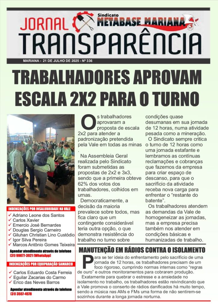 Capa da Edição Jr AnoXI Ed336 de 2025